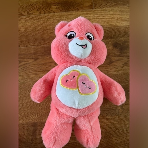 Care Bears Other - Care Bears plush figure coral love-a-lot bear